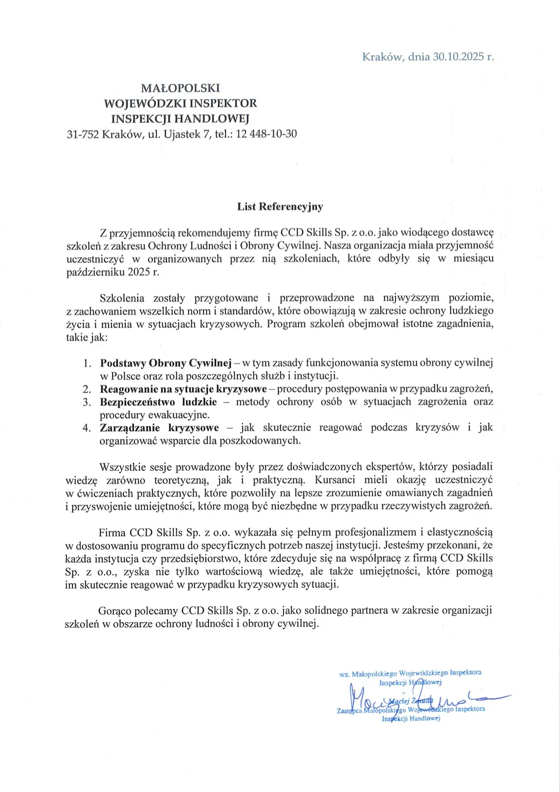List referencyjny