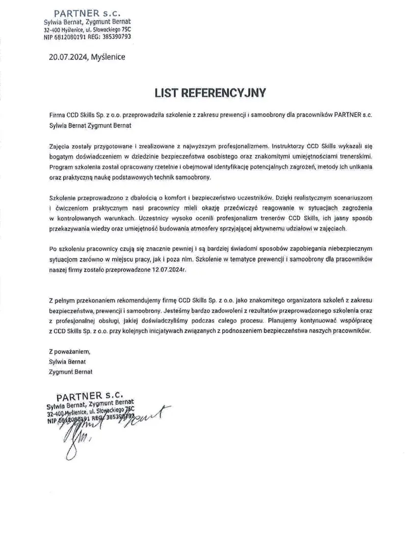 List referencyjny